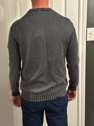 Crew Sweater - Navy Acid I Hedge