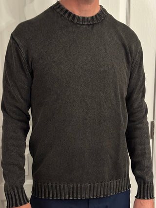 Crew Sweater - Black Acid I Hedge