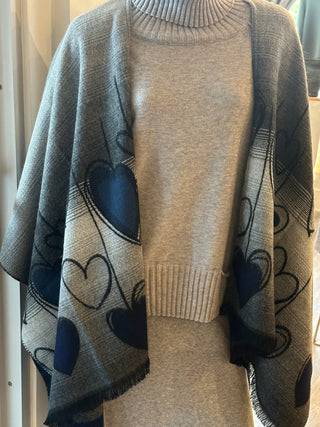 Alias Poncho - Blue I Parsley & Sage