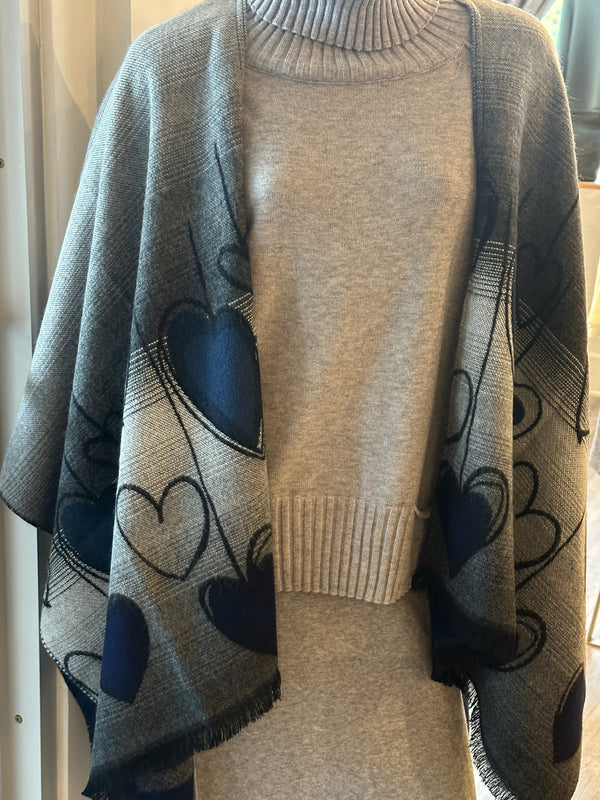 Alias Poncho - Blue I Parsley & Sage