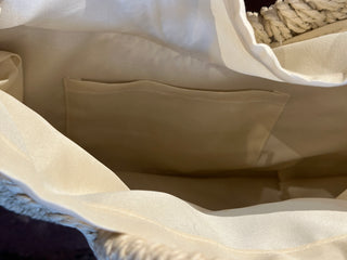 Woven Straw Basket Bag