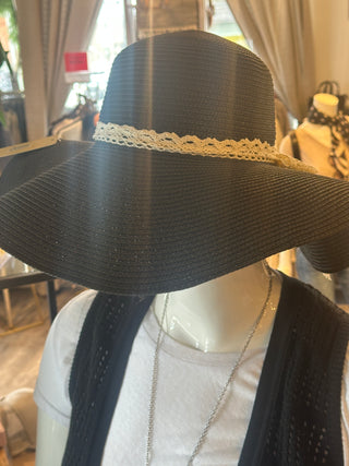 Midnight Lace Sun Hat
