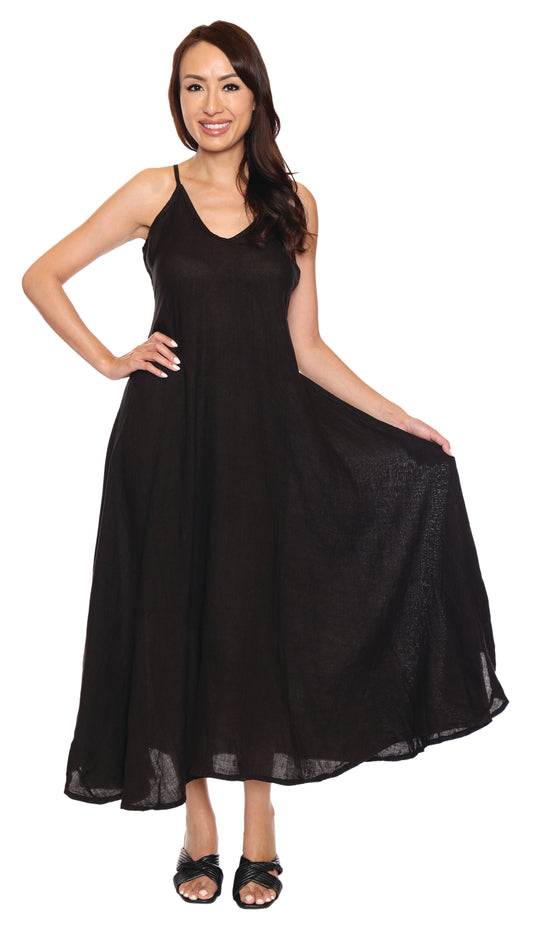 Sorella Black Dress | Made in Italy L5037