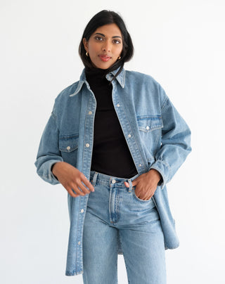 Shania Denim Jacket I Brunette The Label