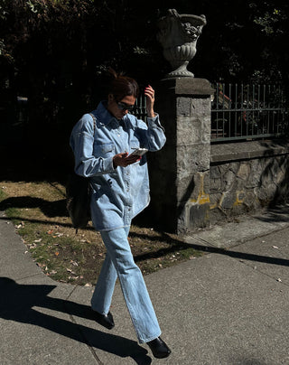 Shania Denim Jacket I Brunette The Label