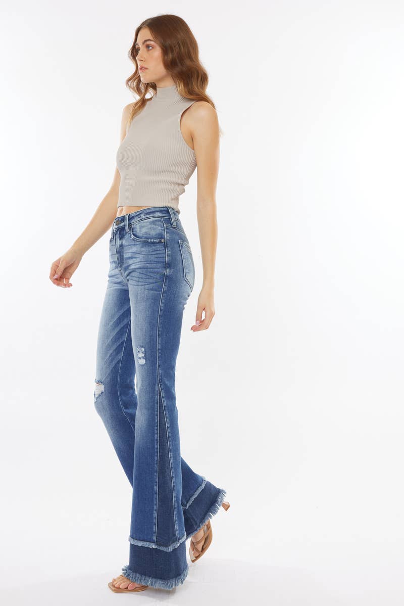 Kacey High Rise Flare | Kancan Jeans