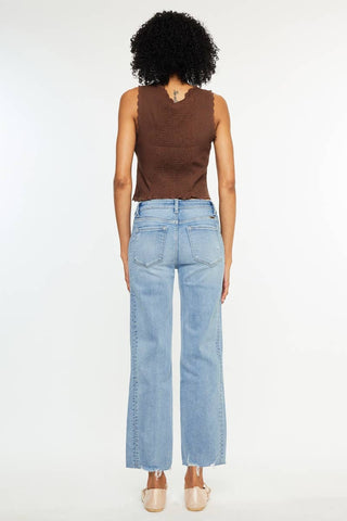 Sonia Mid Rise Straight Jeans