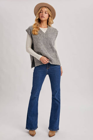 City Layer Oversized Knit Vest