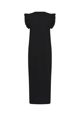 KAcelina Flounce Dress - Deep Black