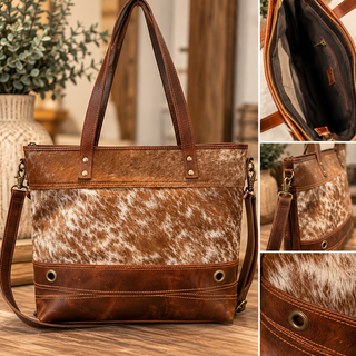 The Briarwood Cowhide Tote