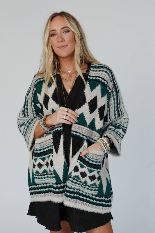 Three Bird Nest - Keep It Up Oversized Cardigan (One Size)