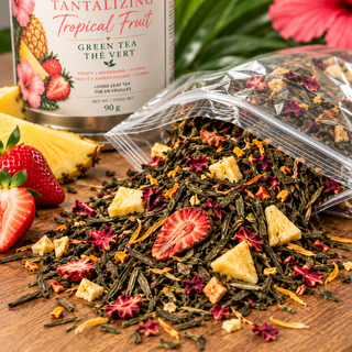 Tantalizing Tropical Fruit Green Loose Leaf Tea | 90 g