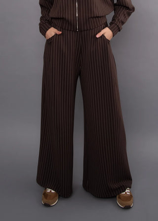 Caressa Striped Soft Knit Pant