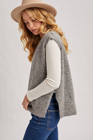 City Layer Oversized Knit Vest