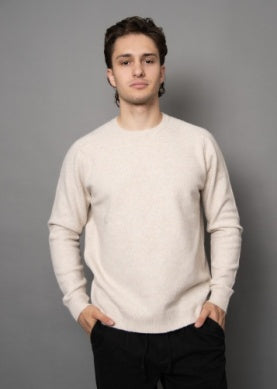 Men's Oatmeal Crew Sweater I Hedge