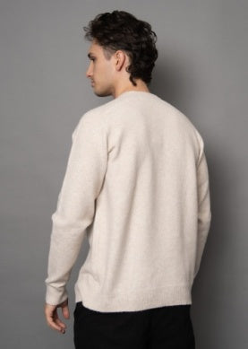 Men's Oatmeal Crew Sweater I Hedge