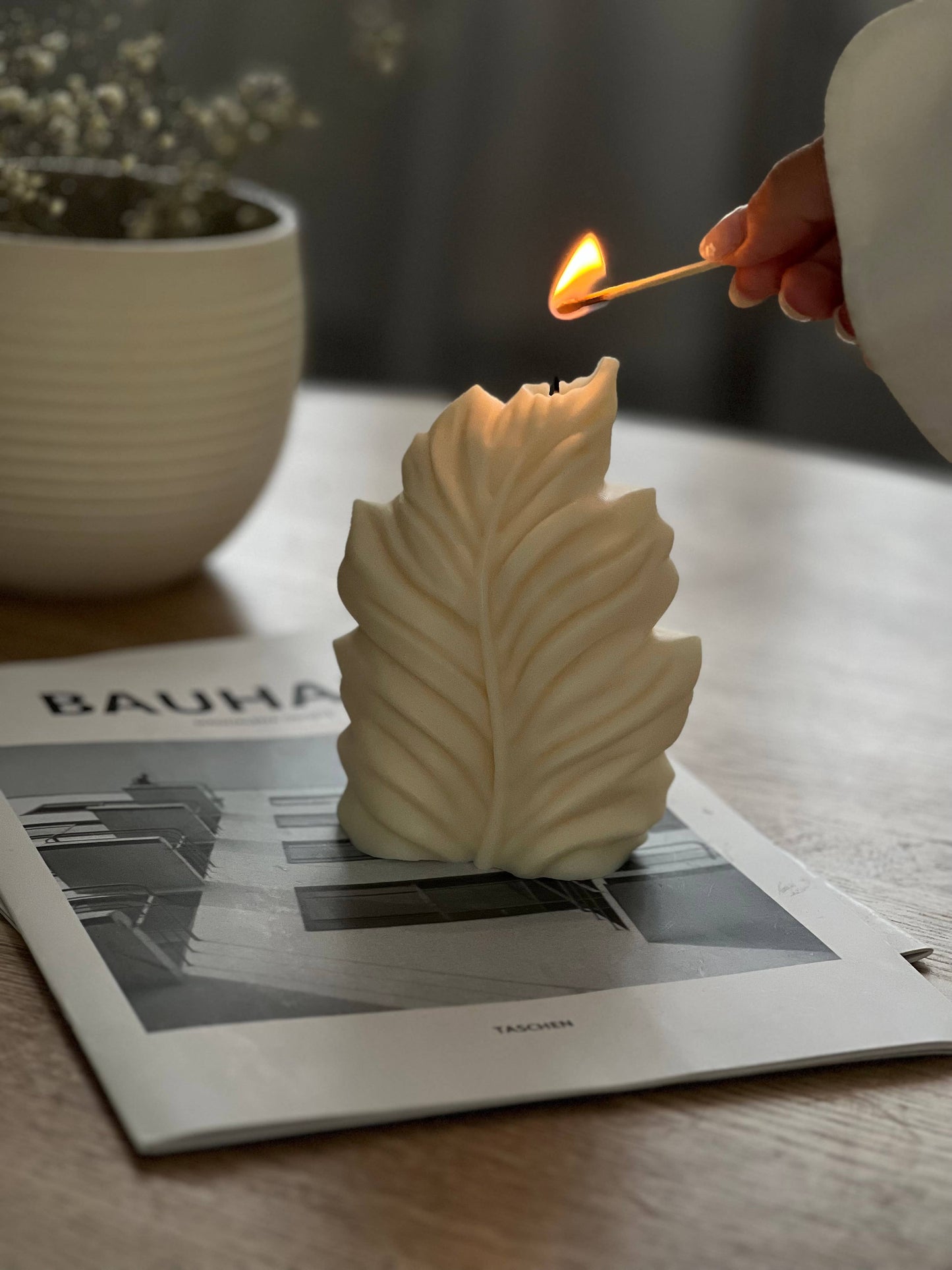 Palm Leaf Candle