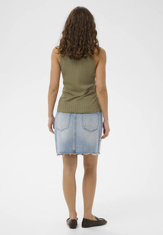 CUsophi Annemette Top - Dusky Green