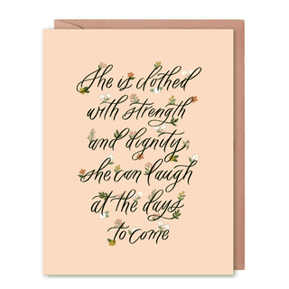 Strength and Dignity Card: Single Card