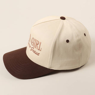 Just A Girl Who Loves Jesus Embroidery Trucker Hat