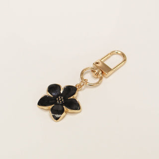 Key/Bag Charm | Black Plumeria