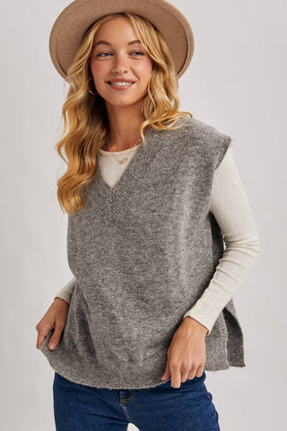 City Layer Oversized Knit Vest