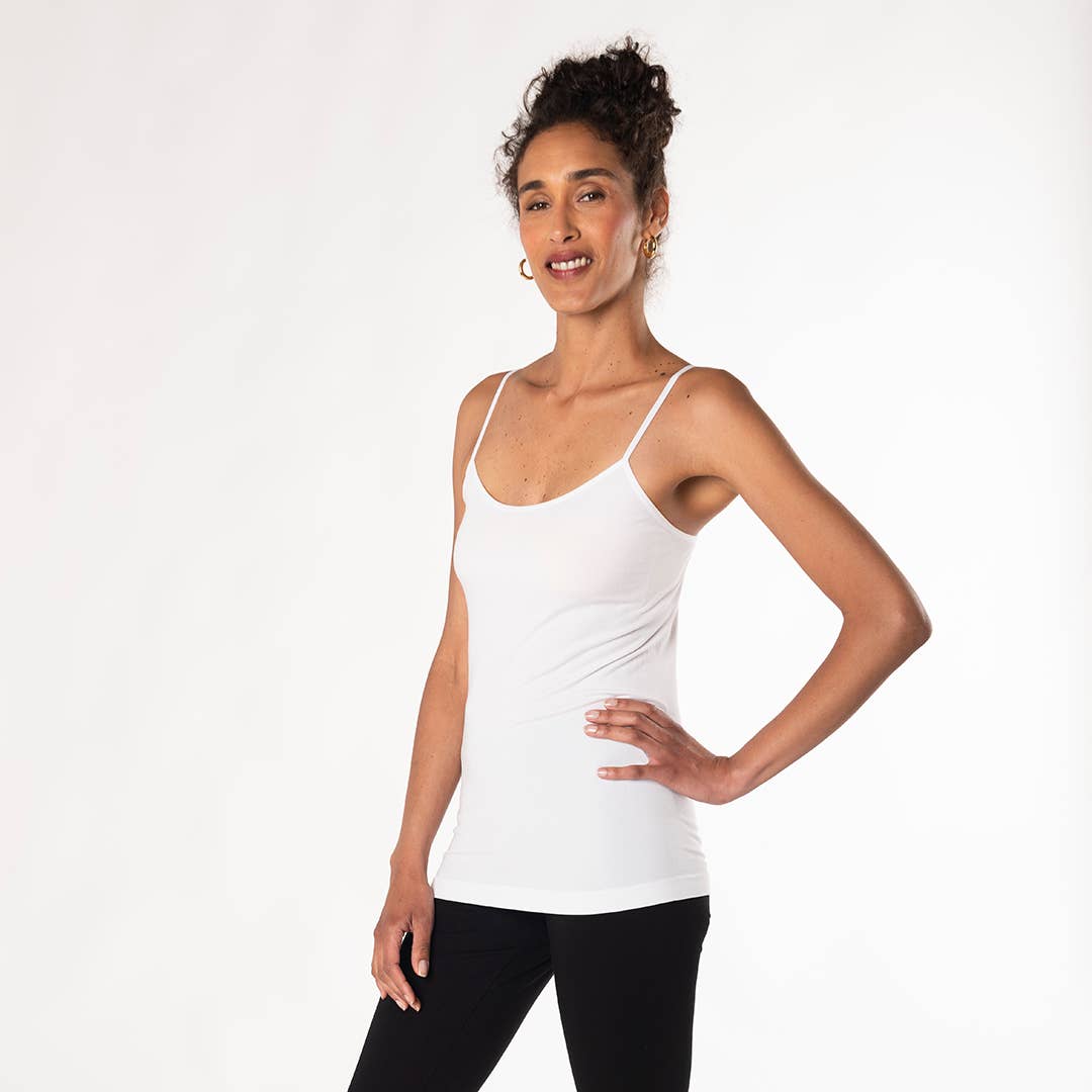 Terrera Essential Cami - White: White | S-XL