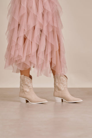 Midwest Claire Contrast Trim Booties