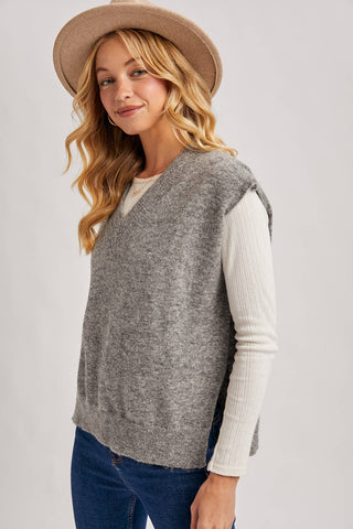 City Layer Oversized Knit Vest
