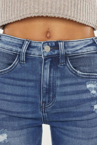 Kancan Clemont High Rise Flare Jeans