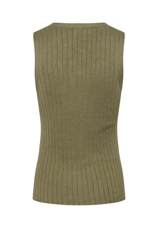 CUsophi Annemette Top - Dusky Green
