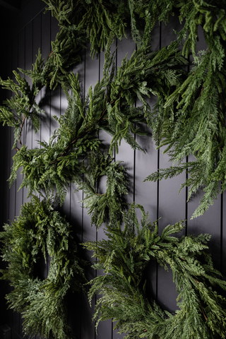 Norfolk & Cypress Mixed Real Touch Wreath - 24"