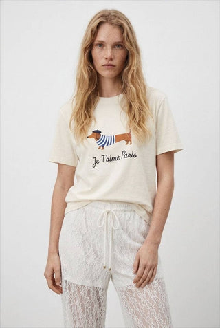 Parisian Weiner Dog Cotton T-shirts