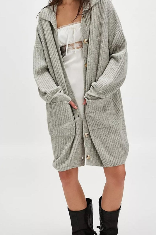 Free People Emmy Cardi -  Sandstorm Heather