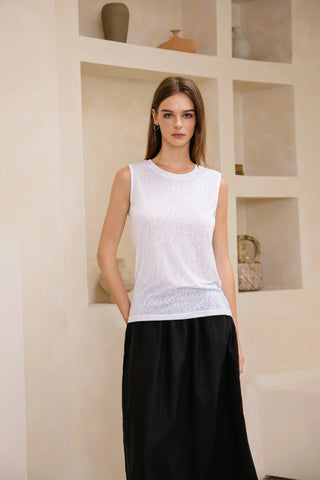 Round Neck Sleeveless Tee I Mama's