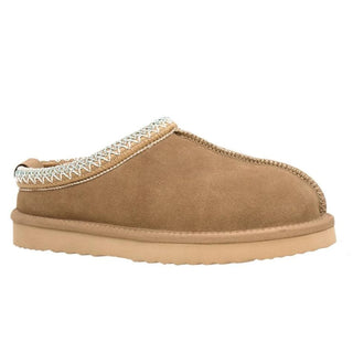 Bristol Water Repellent Suede Leather Slipper - Sand