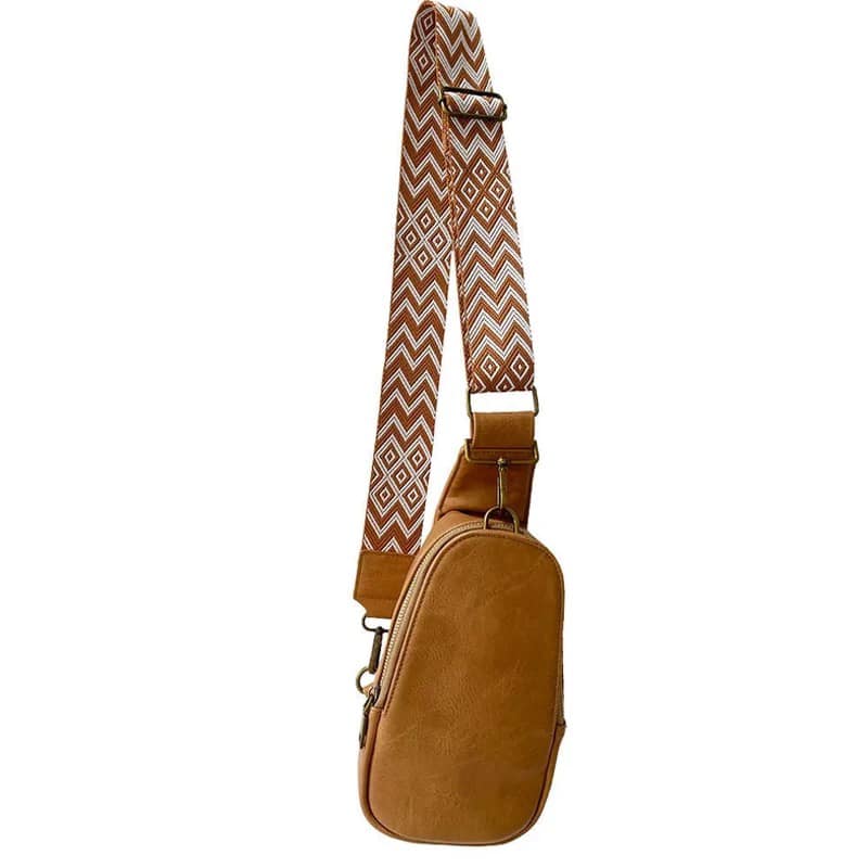 Vegan Leather Crossbody Sling Bag by Mama's Cheeky Co. Boutique (New)